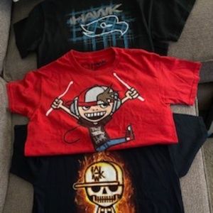 7 pcs. Boys tops. Various brands. Size: 8